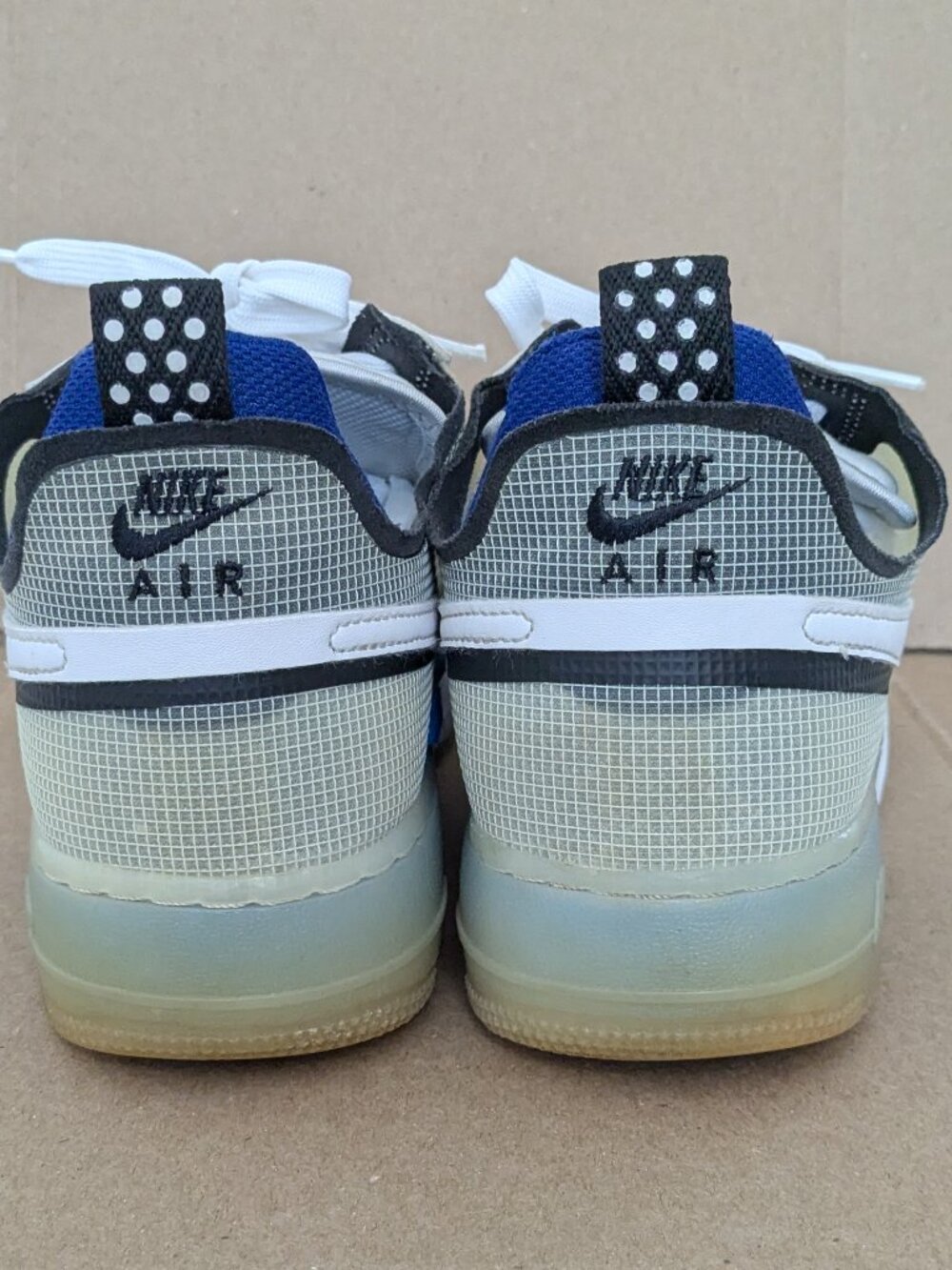 Nike Air Force 1 React 'White Light Photo Blue' DH7615-101 Men's Shoes Size 8 . - Picture 10 of 14